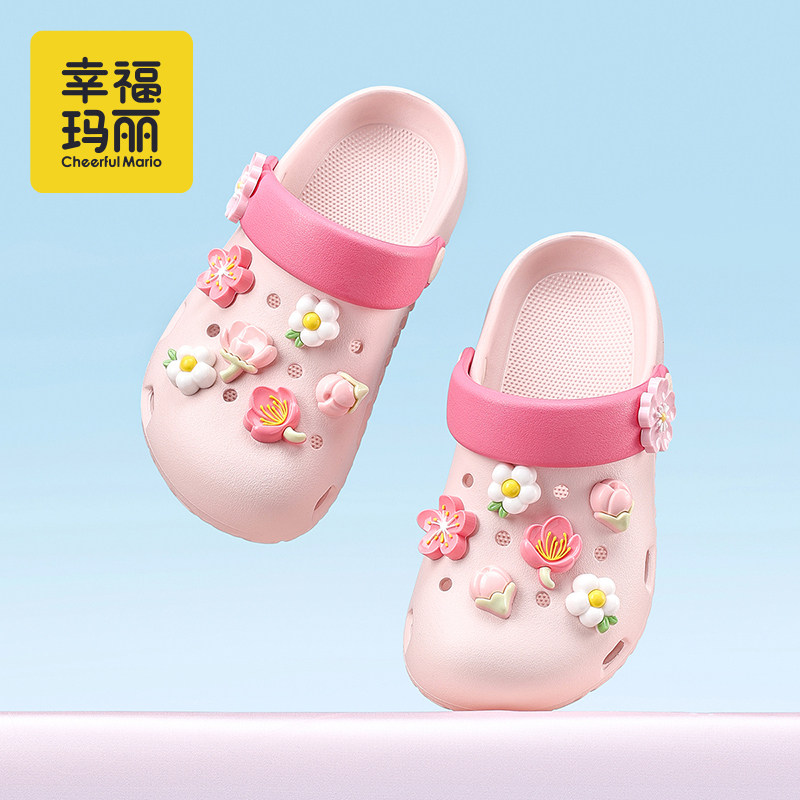 洞洞鞋儿童拖鞋女童夏季亲子中大童女孩可爱公主凉拖鞋沙滩鞋外穿