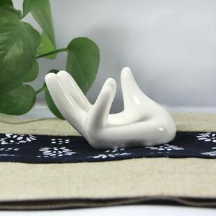 功夫茶具陶瓷手托 托茶托 托 滤茶器茶漏底托 托垫 茶道茶艺配件