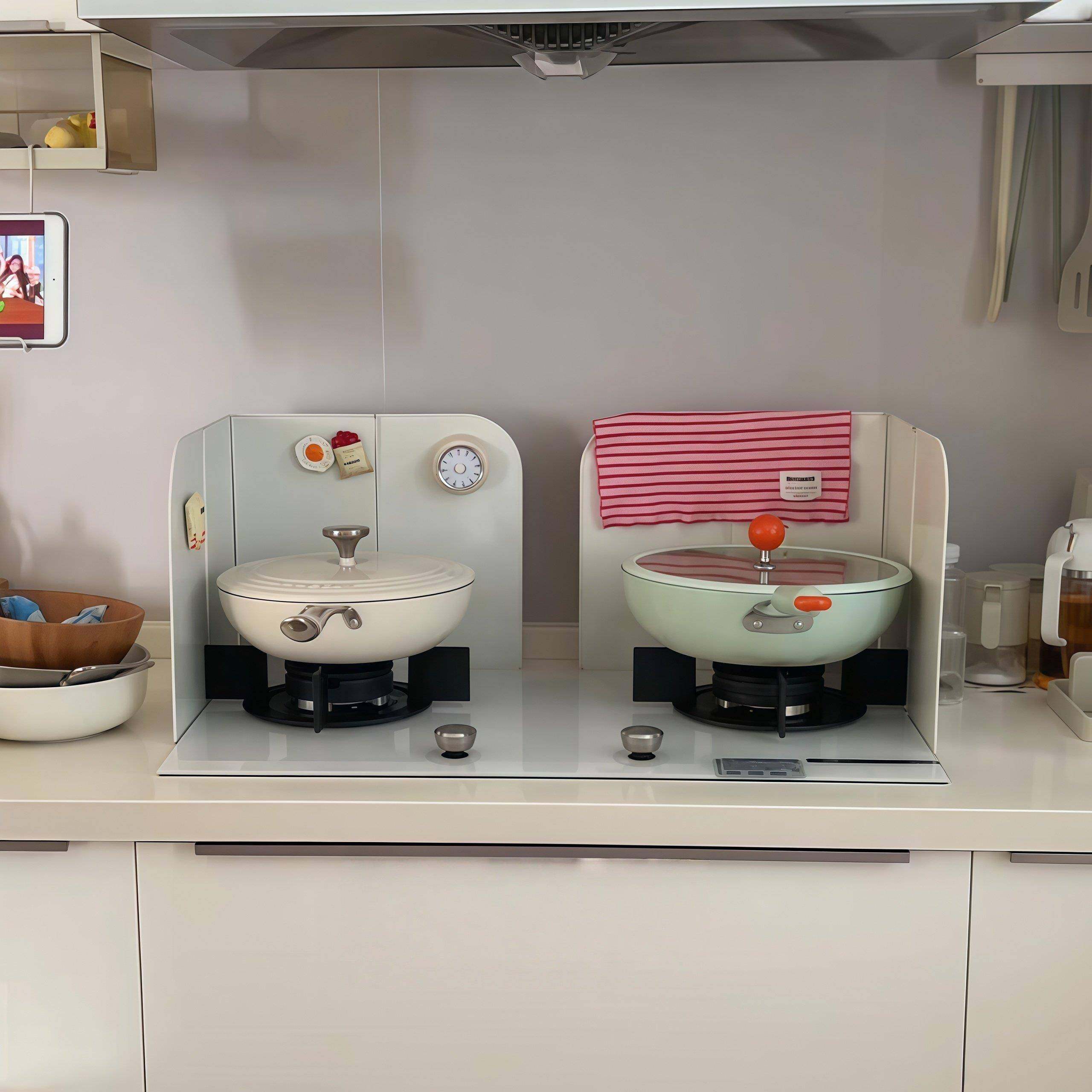 防油挡板厨房瓦斯炉做饭炒菜专用隔热耐高温易清洗防溅油挡板折叠,厨房/烹饪用具,防油挡板,淘宝优惠券,粉丝福利购,淘宝优惠卷