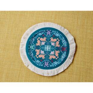 恩施礼物西兰卡普文化创意杯垫小餐垫磨毛材质防滑