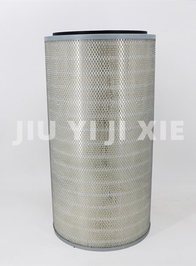 除尘滤芯P191194 白色阻燃除尘滤筒 24平方 圆筒双通工业除尘激光