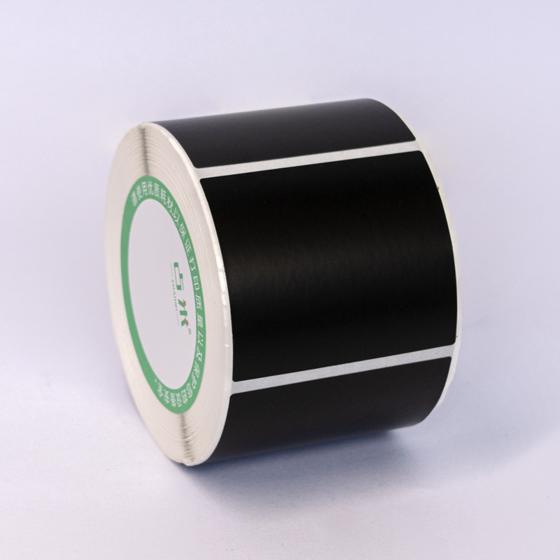 防水黑色PP合成纸不干胶贴纸30 40 50 60 70 80条码打印黑色标签,办公设备/耗材/相关服务,标签打印纸/条码纸,淘宝优惠券,粉丝福利购,淘宝优惠卷