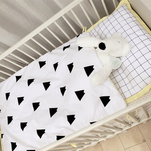 儿童睡袋纯棉家居外出两用收纳盖被提手睡袋幼儿园铺盖卷