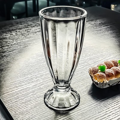 水晶玻璃杯子珍珠奶茶杯水杯无盖果汁饮料网红家用重复使用可循环