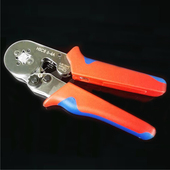 端子绝缘压接钳 管型压线钳 4方6方型套管端子压接钳子 欧式 久力