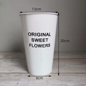 家居装 田园风格 铁艺花桶 饰摆件干花花桶铁皮铁桶 欧式