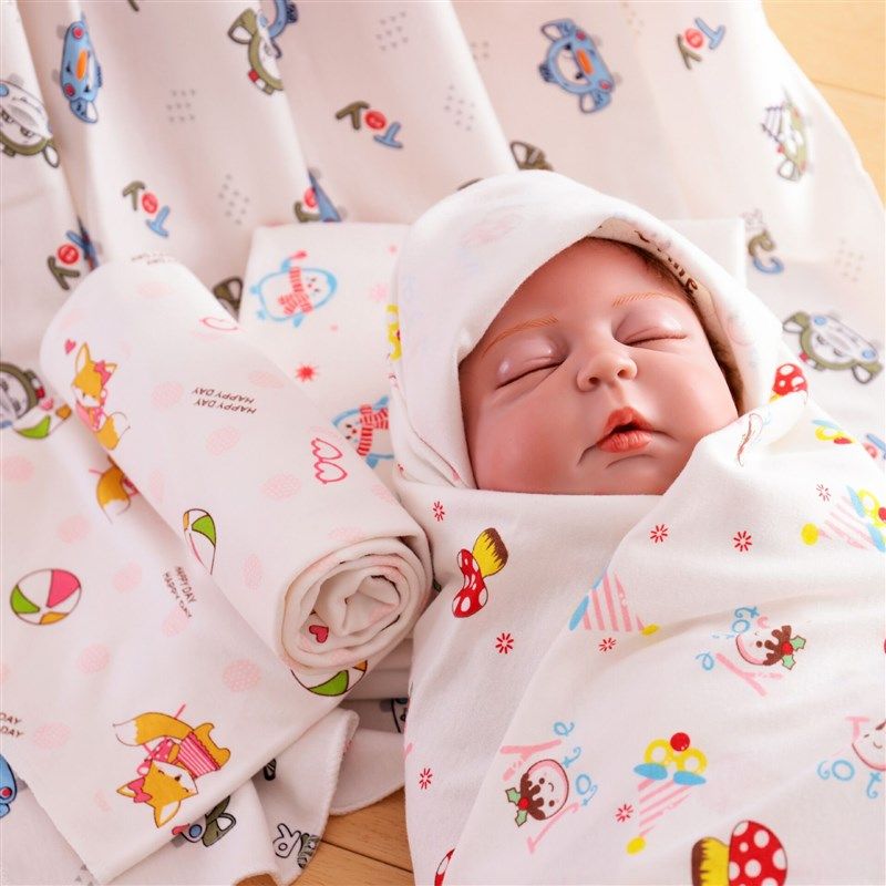 产房婴儿包布初生儿包巾纯棉四季新生包单层浴巾秋冬宝宝襁褓裹布,婴童用品,婴童抱被/抱毯,淘宝优惠券,粉丝福利购,淘宝优惠卷