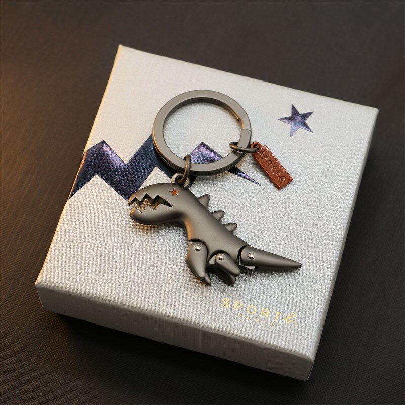 小恐龙钥匙扣韩国创意可爱个性简约汽车钥匙链男女情侣卡通钥匙圈