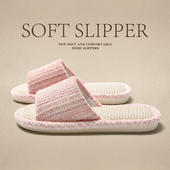 蕉往情侣亚麻拖鞋 男 室内居家吸汗棉麻拖鞋 防滑静音2026新款 四季