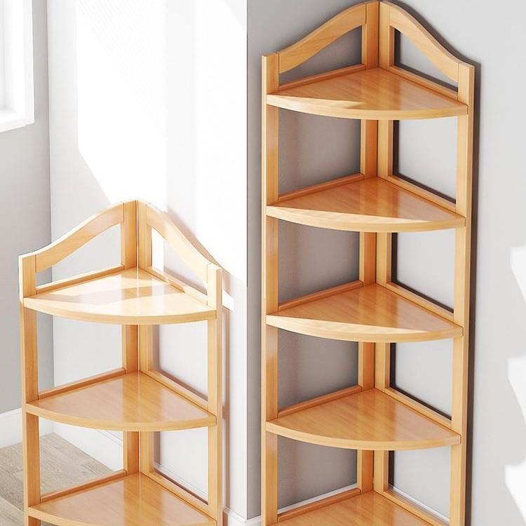 转角置物架落地厨房三脚架家用三角墙角柜客厅拐角储物柜收纳架子