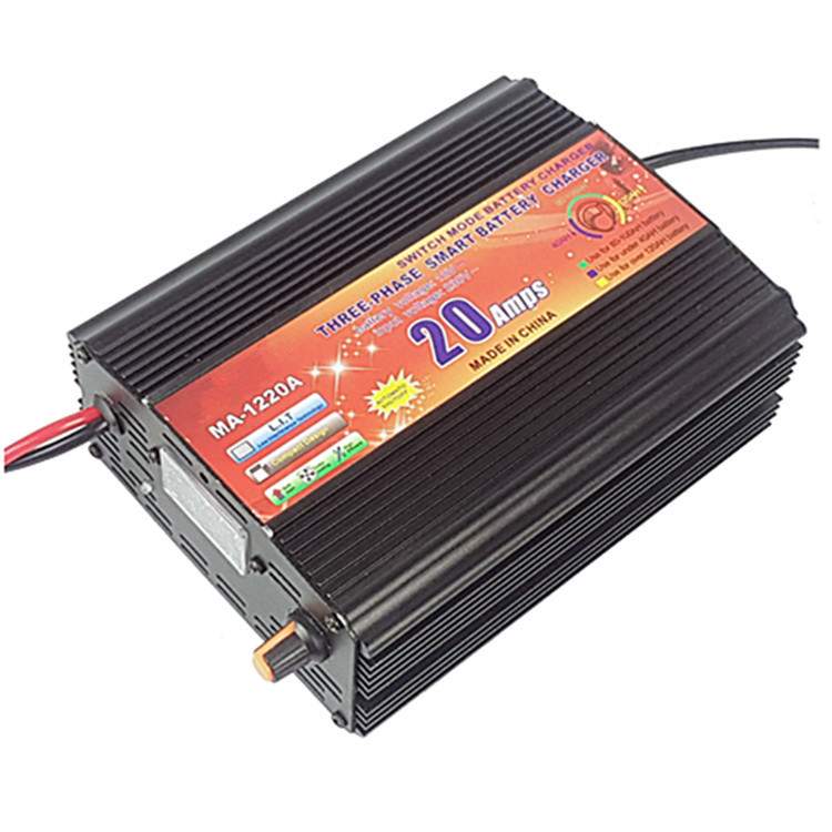 卡迪普MA-1220A 汽车12V铅酸蓄电池充电器电瓶充电器 四段式 20A