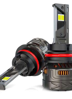 新款300W汽车LED大灯高功率三铜管H139007H119005H7H4解码灯