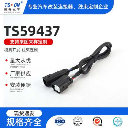TS59437插头接线连接器端子线电子线汽车线束系列端子连接线