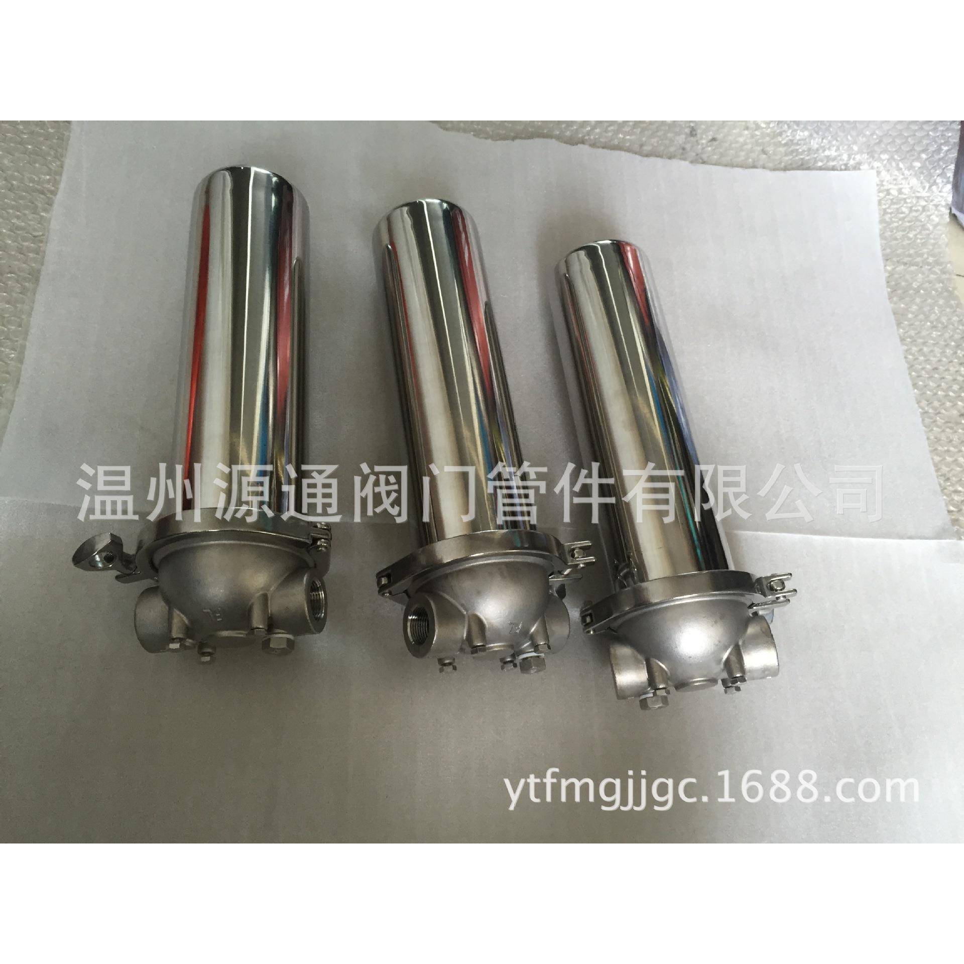 不锈钢单芯管道过滤器10英寸20英寸5英寸