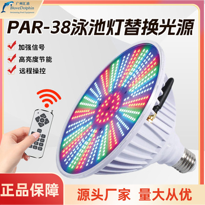12V Ip68防水可调泳池灯水下灯替换光源Abs更换Led Par38par56灯