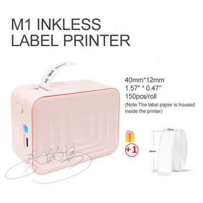 Mini Printer便携打印机Inkless Label maker迷你热敏标签机