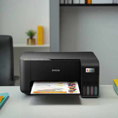 EPSON爱普生L3218打印机A4彩色内置墨仓式一体机照片家用
