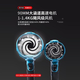 90mm涵道暴风机无刷狂暴风扇涵道吹风机涡轮暴力风扇吹灰机鼓风机
