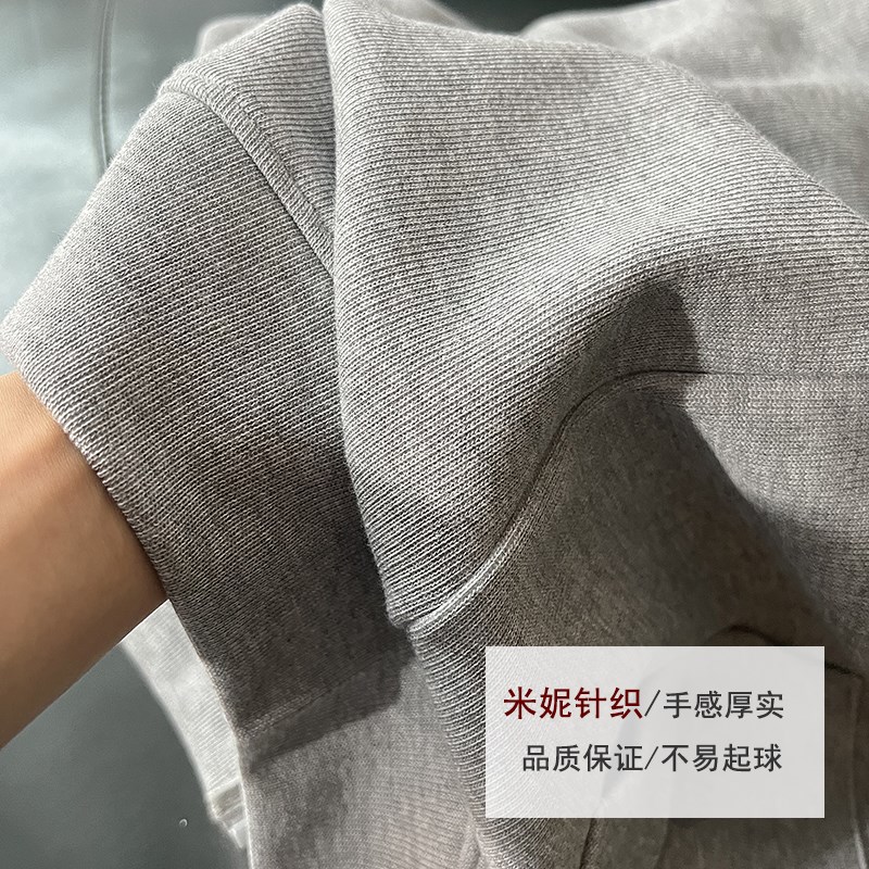 2024新款卫衣女春秋款拉链开衫连帽上衣薄款休闲宽松灰色春秋外套