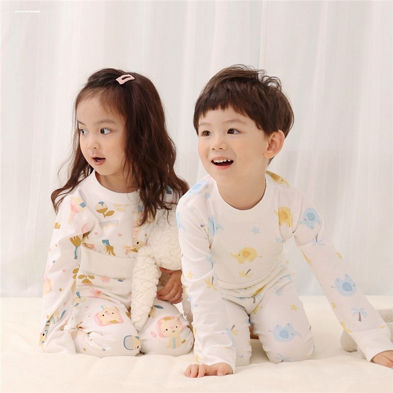 婴幼儿童装0至1-2到3岁4小男孩内衣女宝宝5全棉衣服套装3秋衣秋裤