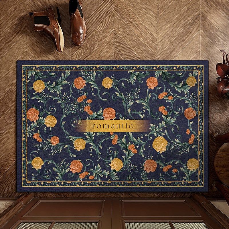 欧式古典皮革入户门地垫pvc进门垫免洗可裁剪玄关垫美式家用地毯,居家布艺,入户地垫,淘宝优惠券,粉丝福利购,淘宝优惠卷