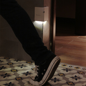 城堡亚克力墙角小夜灯护角条护墙角保护条转角阳角防撞条装 饰客厅