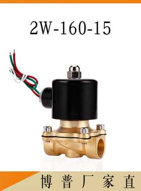 2W-160-15 进水电磁阀 4分 黄铜内螺纹 DN15 BOPU 博普