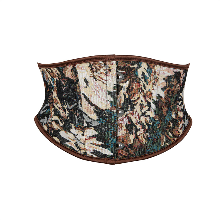 新款咖啡色短款女士腰封腰夹收腰带美体束身衣亚马逊temu货源