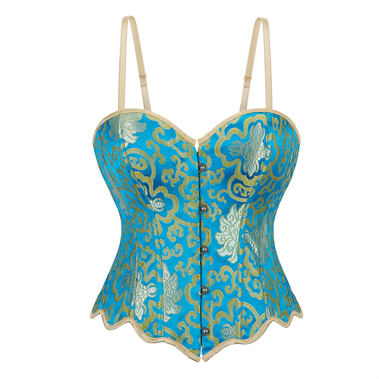 新款蓝色双吊带女士抹胸托胸聚拢