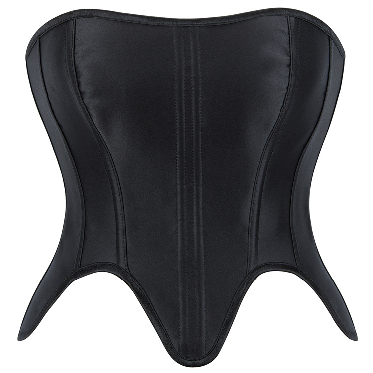 新款章鱼型女士上身托胸聚拢色丁