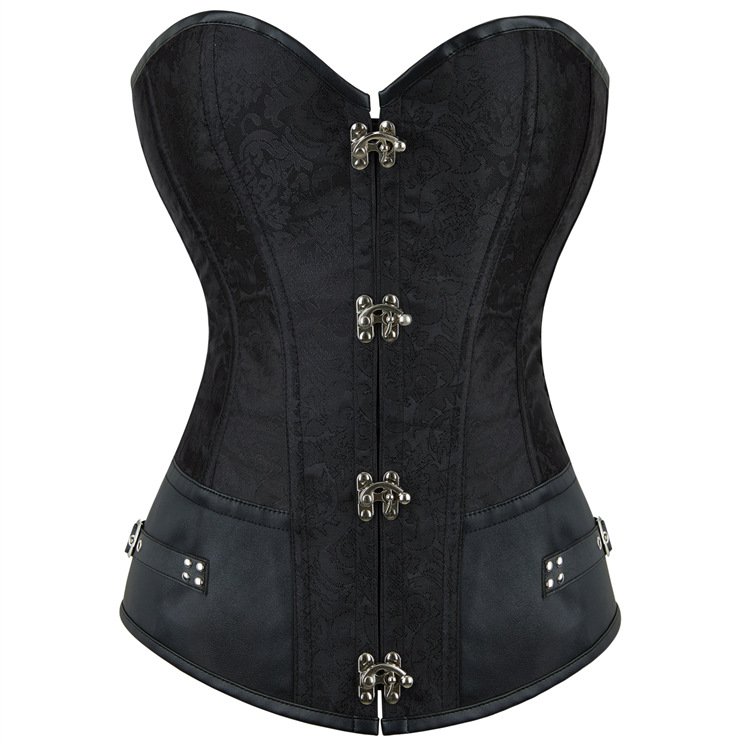 新款哥特式欧美复古宫廷束身美体