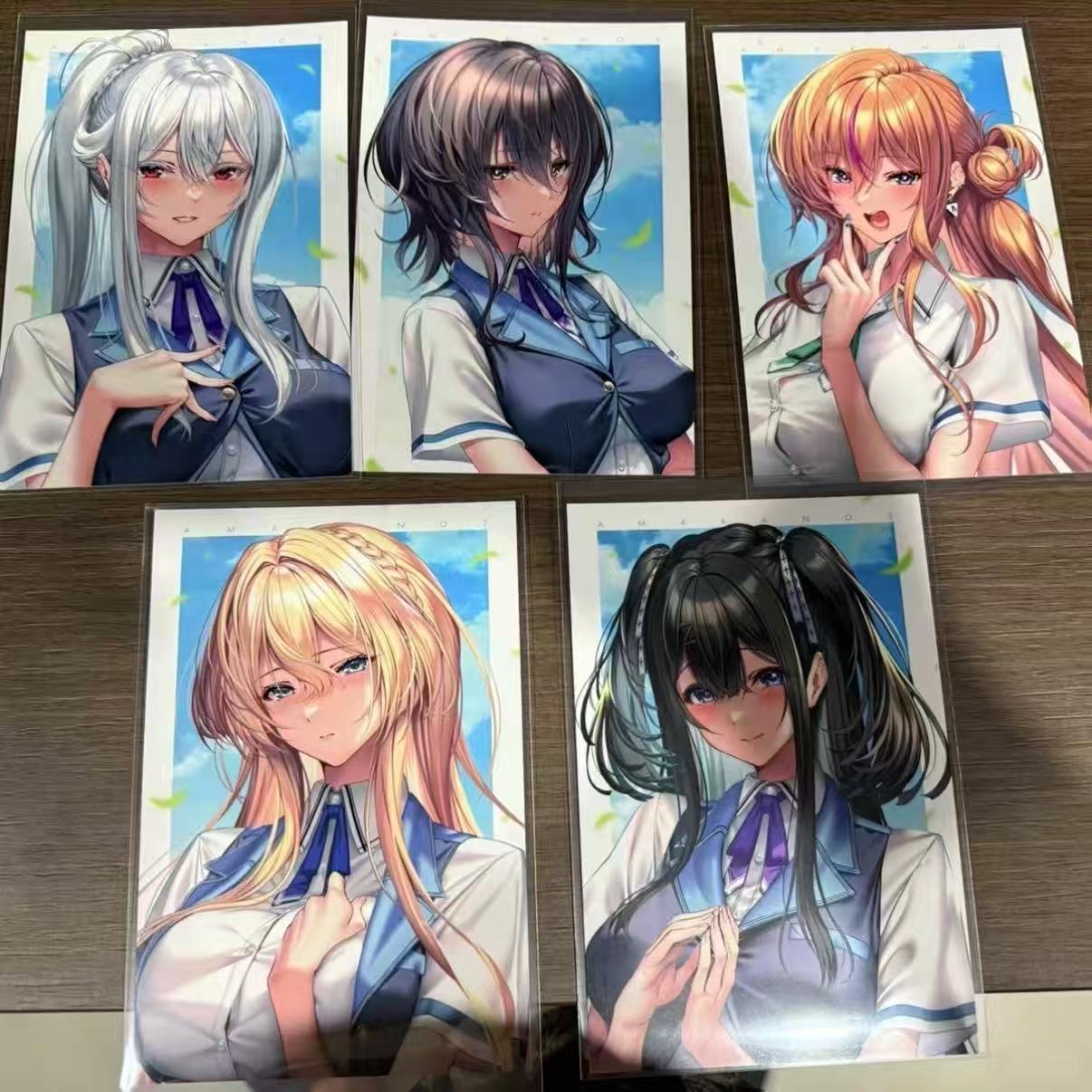 【日谷】甜蜜女友3amakano周边柳木诗梦斑鸠柳木叶梦拍立得谷子卡