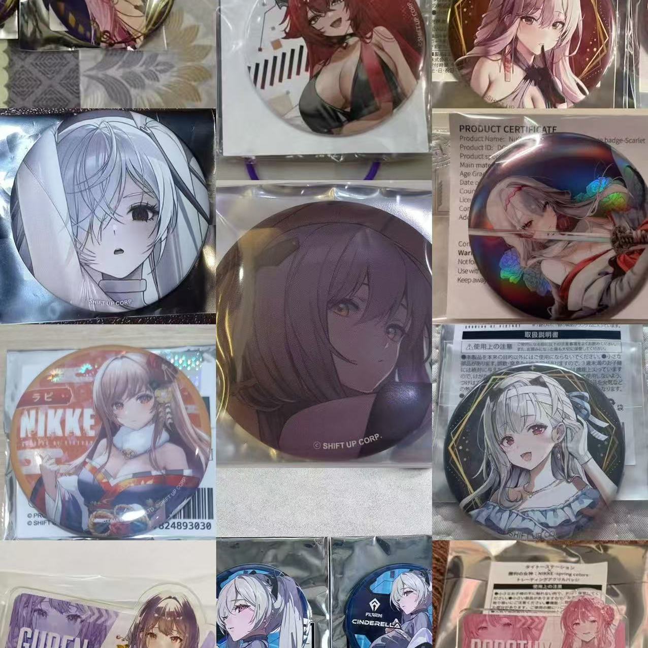【日谷】胜利女神nikke韩国联动系列周边妮姬罗森爆裂电眼吧唧谷