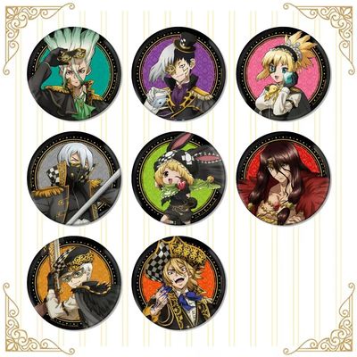 石纪元动漫怪盗团系列周边乔尔吉亚浅雾幻琥珀石神千空吧唧徽章谷