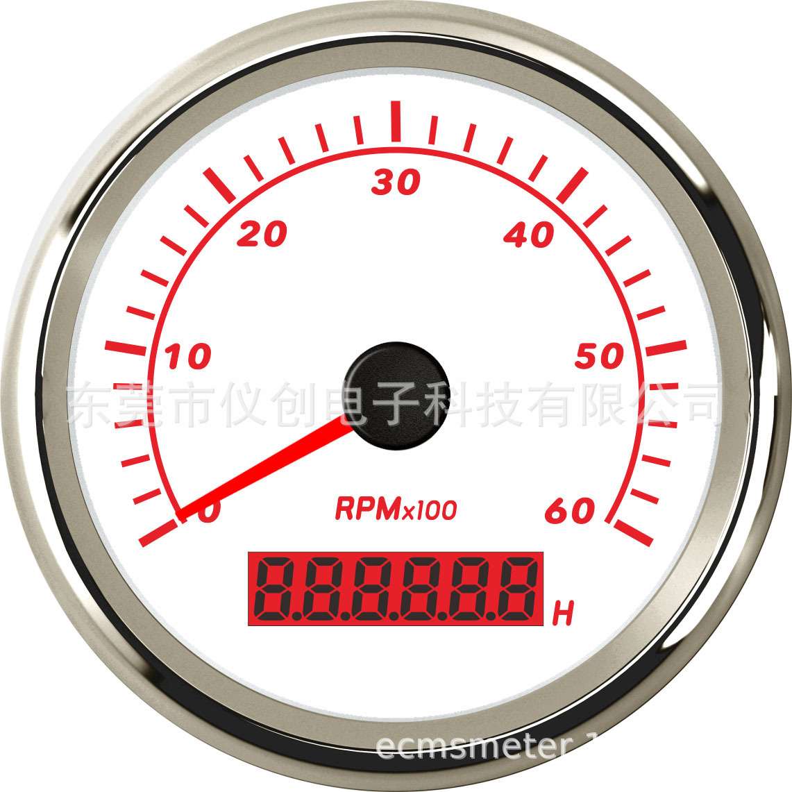 船外机游艇发动机转速表6000RPM 七彩系列 可调速度 供应