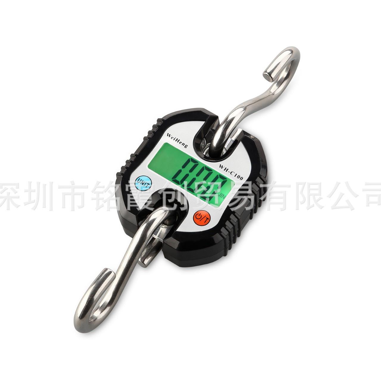 威衡C100150KG钩子电子称150公斤手提称称重吊称