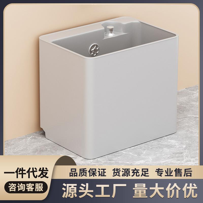 拖把池阳台卫生间塑料洗地盆家用户外墩布池大号落地式可移动水槽