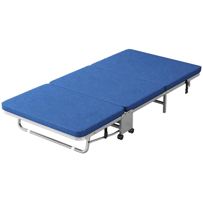 折叠床单人午休简易床办公午睡木板床便携躺床伸缩折床午