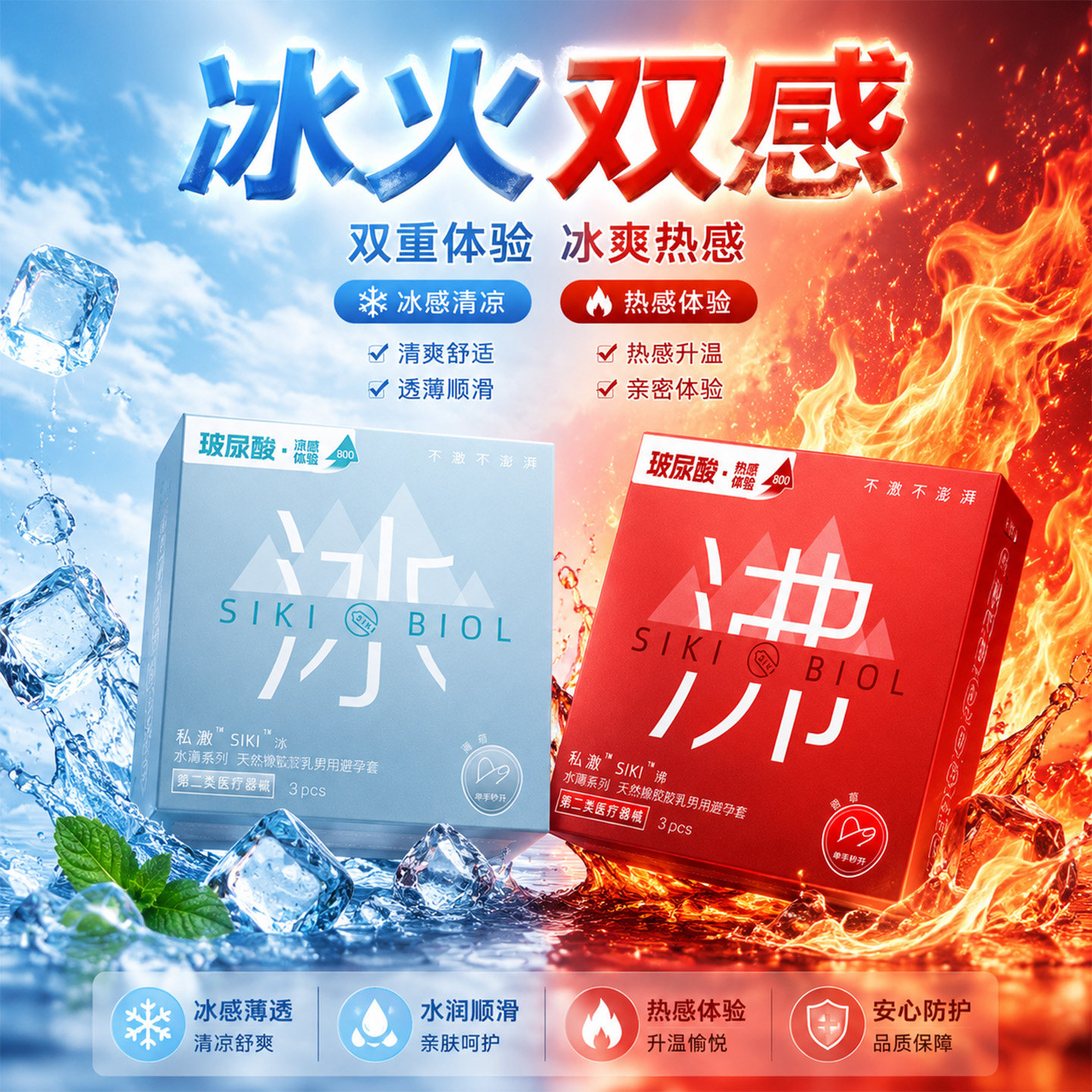【冰感沸感】情趣玻尿酸大颗粒byt003女士友好成人用品