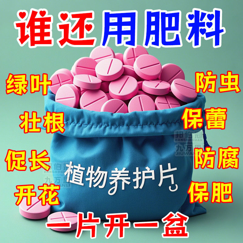 植物营养缓释片肥家用通用盆栽