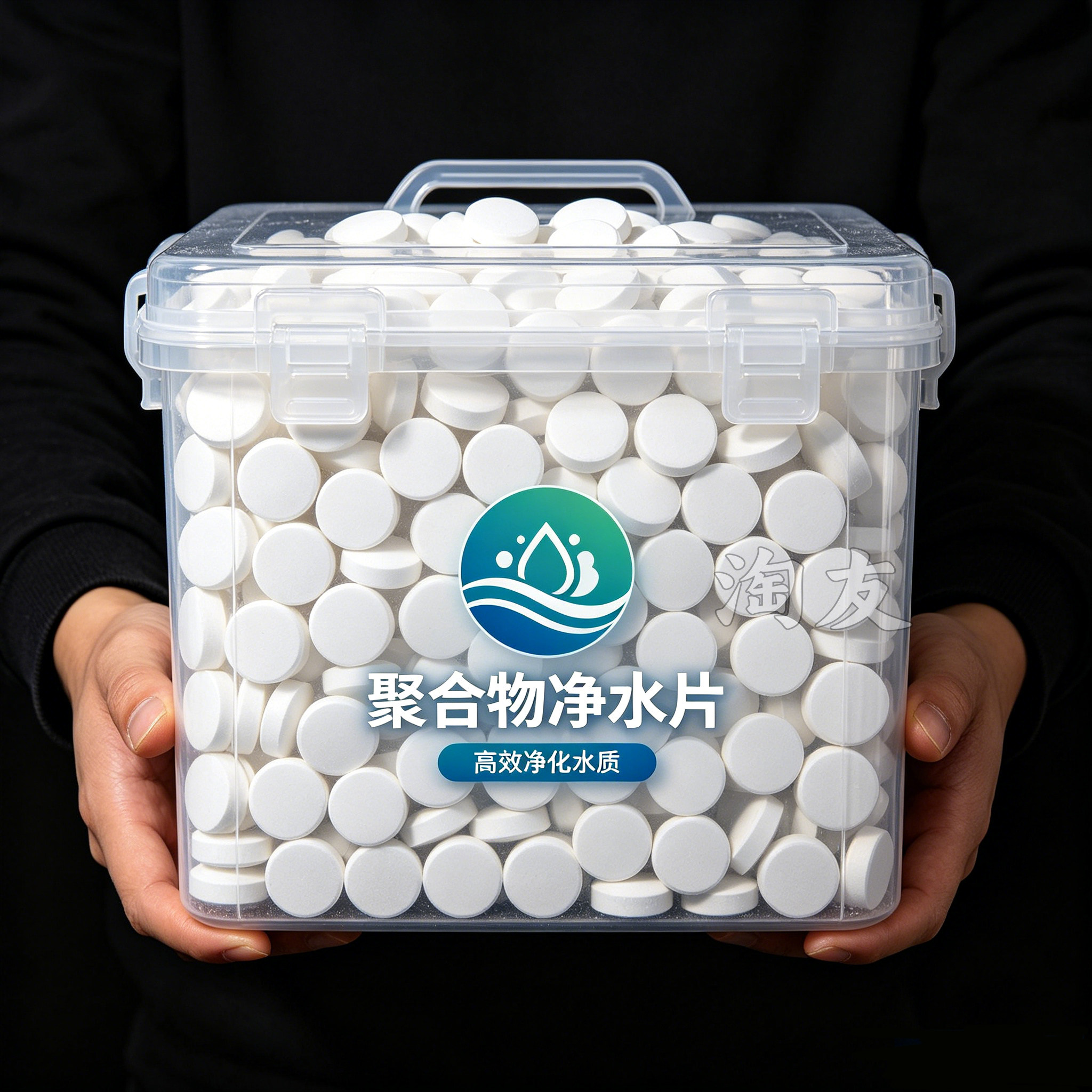 【德国环境科研】高分子聚合物水族专用净水片不伤鱼去黄水绿水藻