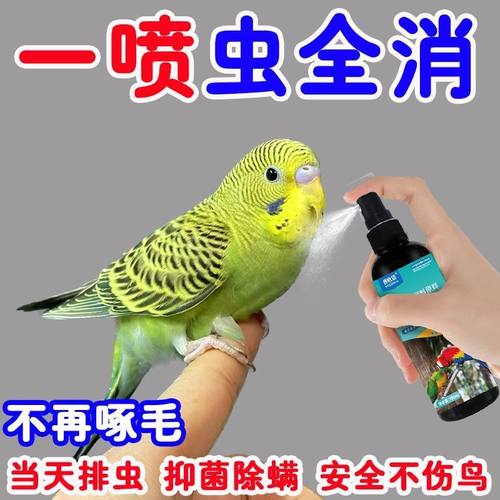 鹦鹉驱虫喷雾体外驱虫不啄毛一喷