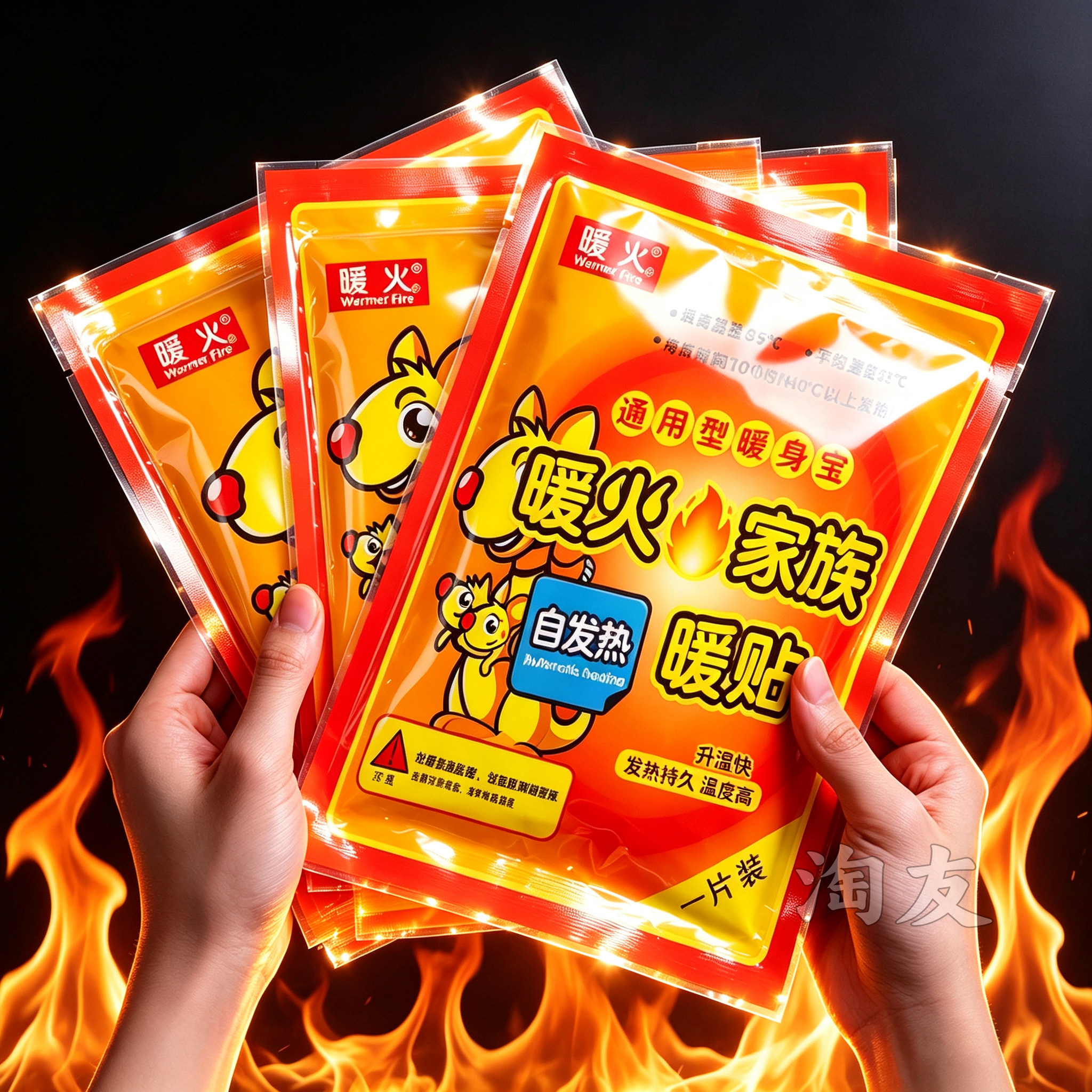 艾草暖身贴弹力无纺布贴身不易翘边缓释温感秋冬腰背防寒自发热贴