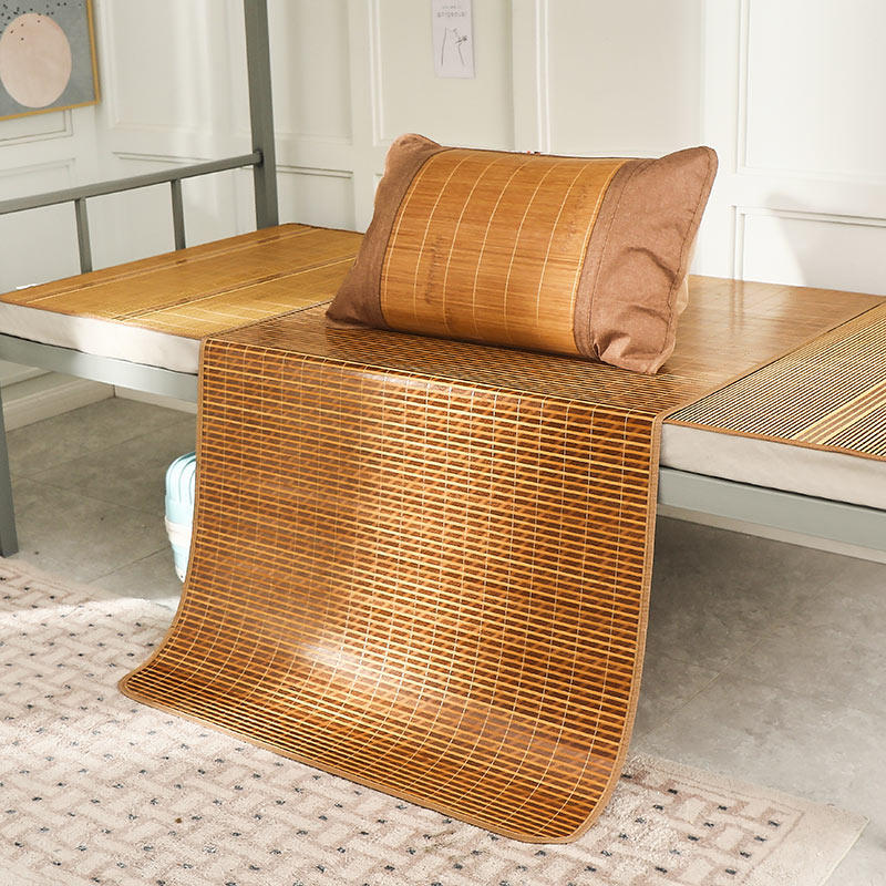 夏季学生宿舍凉席单人0.9m床草席夏天双面两用冰丝竹席80cm床席子,床上用品,竹席,淘宝优惠券,粉丝福利购,淘宝优惠卷