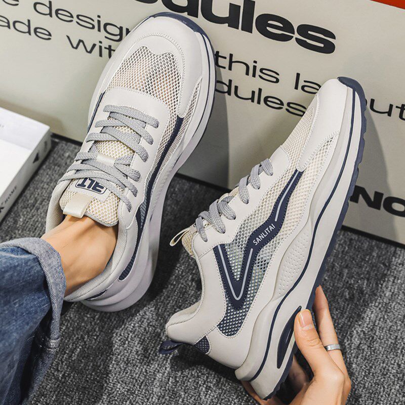 特大码男鞋45夏季网面透气宽松网鞋46休闲运动鞋47跑步老爹鞋子48