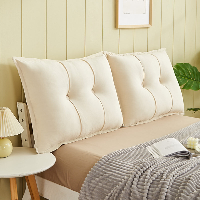 床头靠垫大靠背三角靠枕沙发榻榻米软包长学生宿舍床板靠护腰简约,居家布艺,床头靠垫,淘宝优惠券,粉丝福利购,淘宝优惠卷