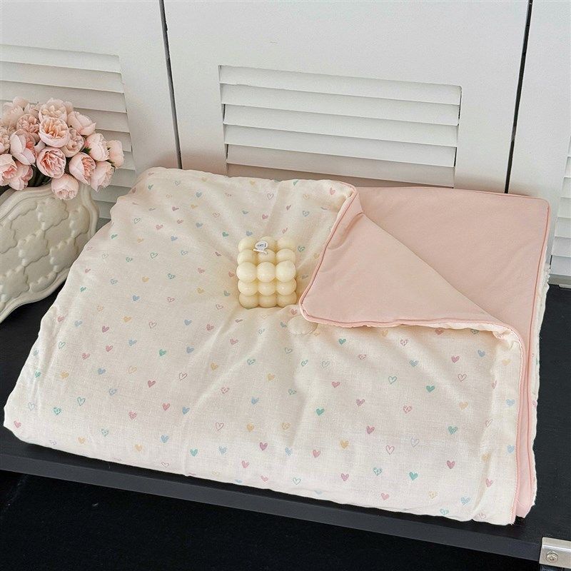 一面全棉双层纱一面冰丝冰纱双感夏被夏凉被空调被薄款可水洗a类,床上用品,化纤被,淘宝优惠券,粉丝福利购,淘宝优惠卷