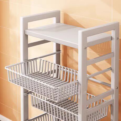 厨房菜篮子置物架多层落地水果蔬菜收纳架家用移动推车储物架用品,厨房/烹饪用具,碗架,淘宝优惠券,粉丝福利购,淘宝优惠卷