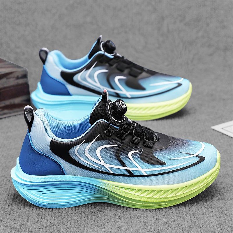 男鞋夏季透气网面跑步减震运动休闲学生中考跑鞋旋转纽扣防臭网鞋,流行男鞋,时尚休闲鞋,淘宝优惠券,粉丝福利购,淘宝优惠卷