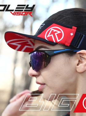 BigK 大K官方旗舰店男女款马拉松跑步轻量速干透气吸汗运动空顶帽